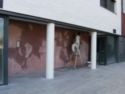 Pinturas Juan Sevilla paredes sin pintar