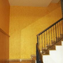 Pinturas Juan Sevilla interior de casa con paredes pintadas